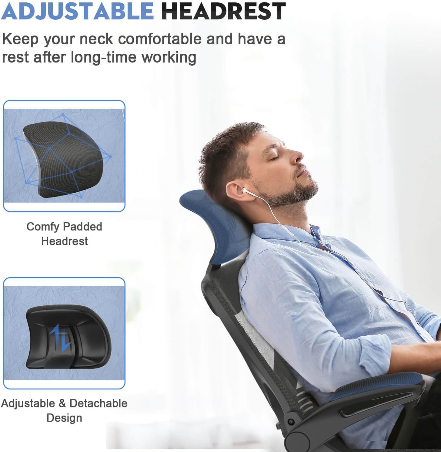 NordHorne adjustable padded headrest